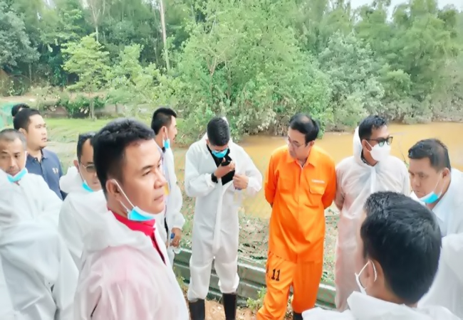 Wakil Ketua I DPRD Batam Sidak ke Penangkaran Buaya yang Ambrol di Pulau Bulan